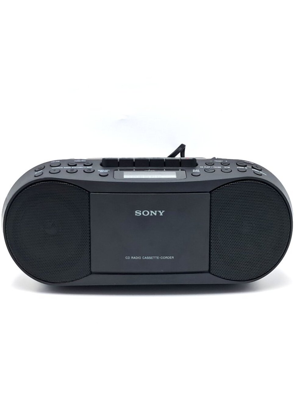 Sony CFD-S70 Boombox CD Player Radio Stereo Cassette-Black